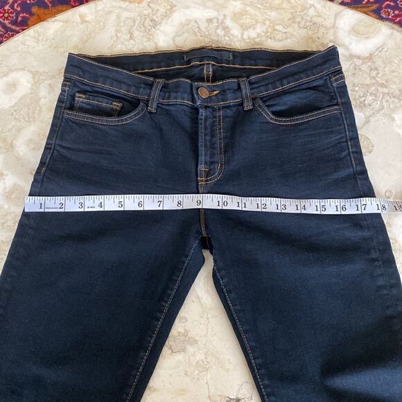 J. Brand Slim Straight Leg Dark Denim Jeans - Picture 10 of 13
